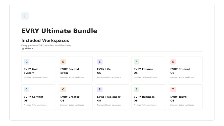 EVRY Ultimate Bundle