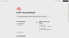 Silent walkthrough of the real EVRY Second Brain Notion workspace